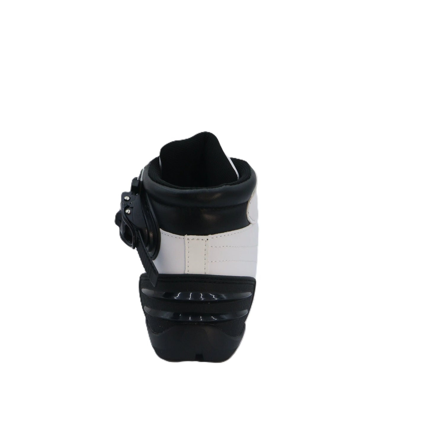 White Motorcycle Boots Men Leather Motos Breathable Anti Slip Wear-Resistant Riders Boots Motorbike Racing Ankle Shoes