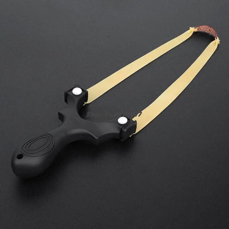 New Slingshot With Flat Rubber Band Slingshot Outdoor Hunting Big Power Precision Slingshot Catapultas For Shooting