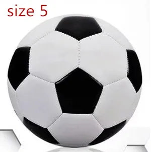 1pcs Classic black white child Size 4 Outdoor Butyl inner Football Ball kid Size PU Soccer Ball Training ball