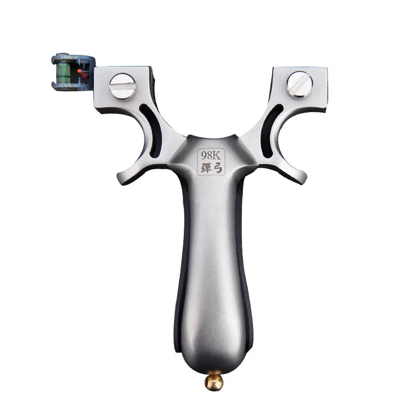 98K Slingshot Hunting Stainless Steel Catapult High Precision with Rubber Band Profession Outdoor Shooting Games
