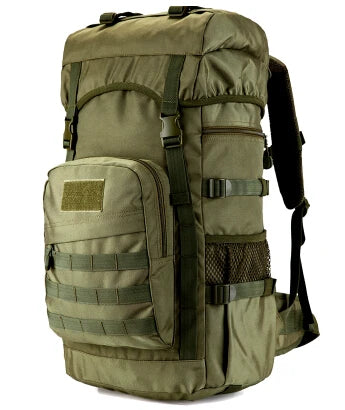 Tactical Men's Backpack, Cool Camping Gear,Waterproof Nylon, Trekking, Fishing, Hunting Bag, Molle Outdoor Bags, 50L