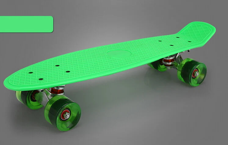 1pcs 45cm 65 Style Skateboard Retro Girl Boy Cruiser Mini Longboard Skate Fish Long Board Roller Scooters