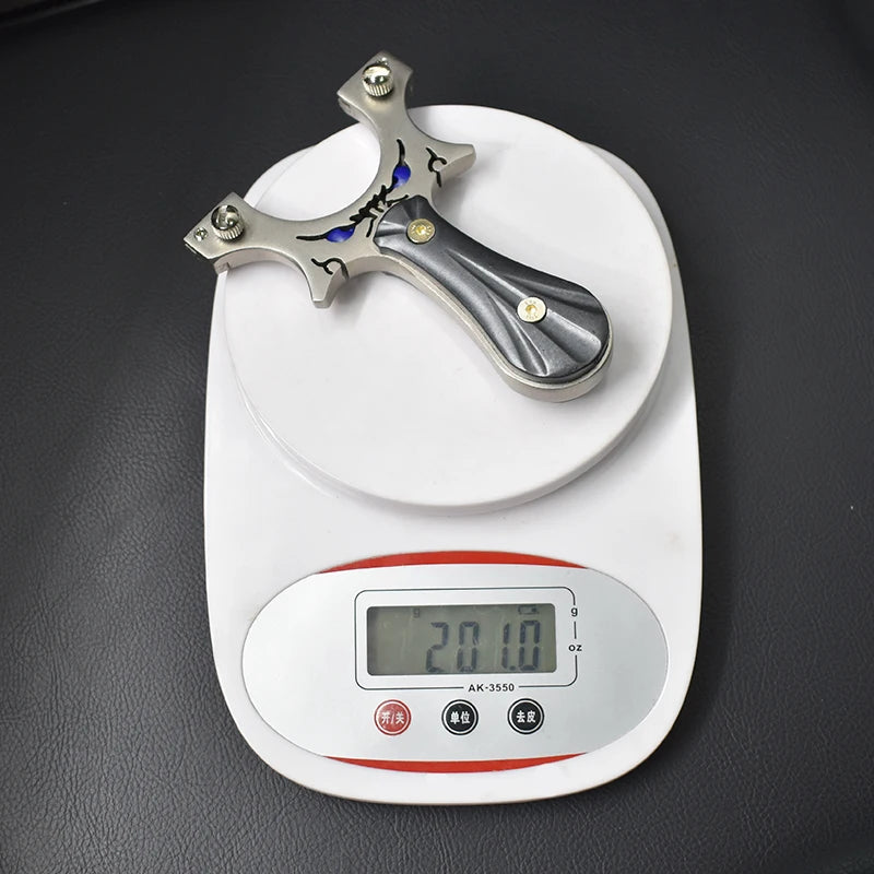 Professional Hunting Slingshot Stainless Steel Material Horizontal Sighting Mini Slingshots Catapult Sports Shooting Equipment