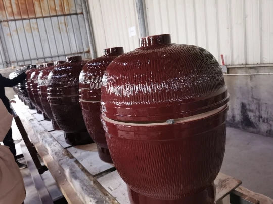 12 15 16 18 22 23 24 27 Inch Kamado Ceramics Burn Oven Removable Grill Outdoor Chicken That Bake Furnace