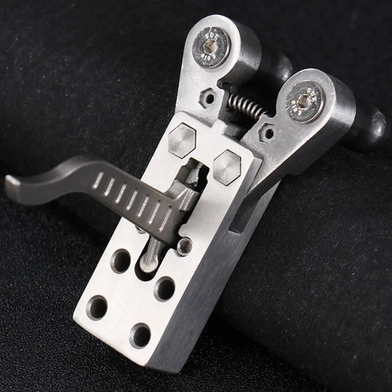 Stainless Steel Slingshot Release Device Polishing DIY Catapult Rifle Trigger Outdoor Hunting Shooting Tools