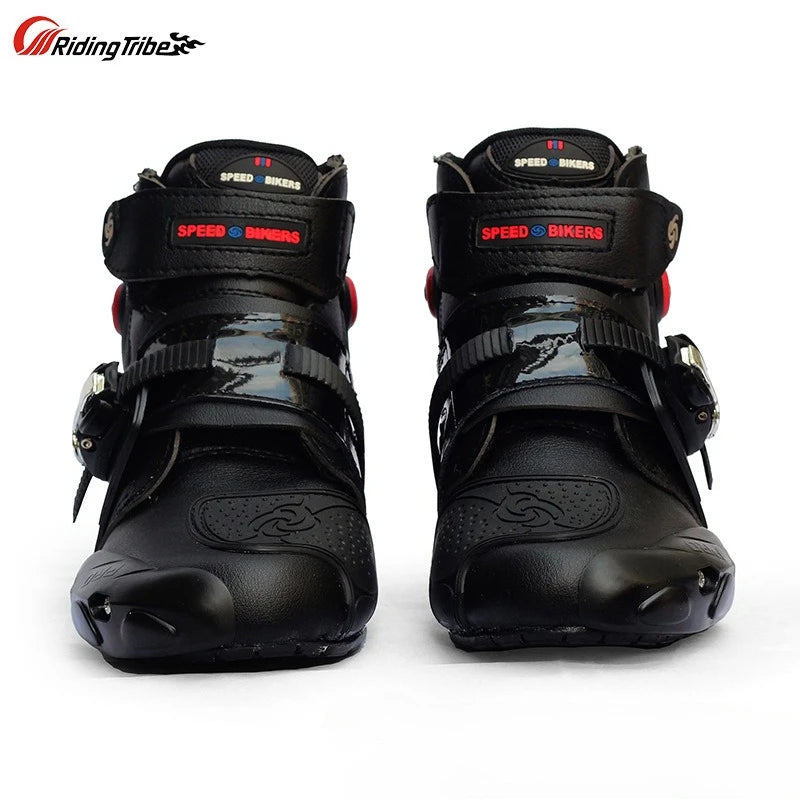 A9003 Men's Profession Motorcycle Boots Ankle Motocross Racing Boots Sports Protective Boots Off Road Motorcycle Riding Shoes