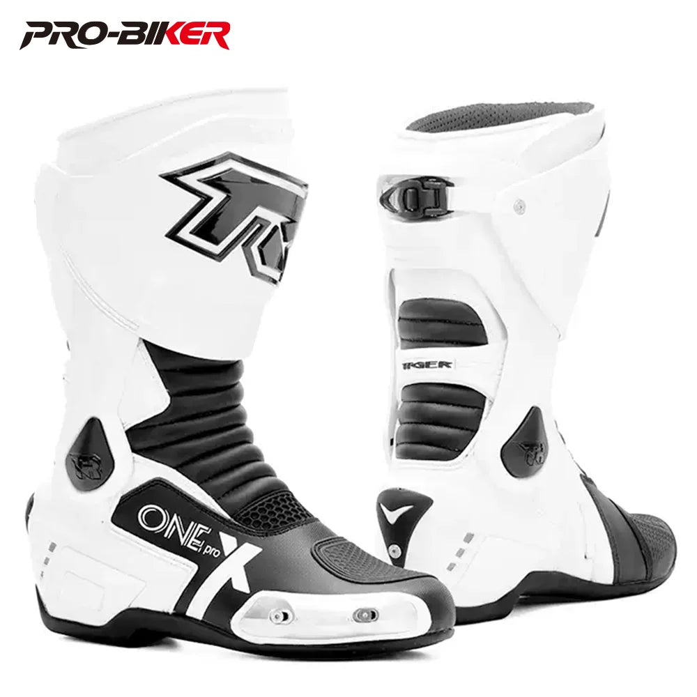 Professional Motorcycle Boots Waterproof Motocross Boots Non-slip Motorcycle Off-road Shoes Motorcycle Protective For 4 Season