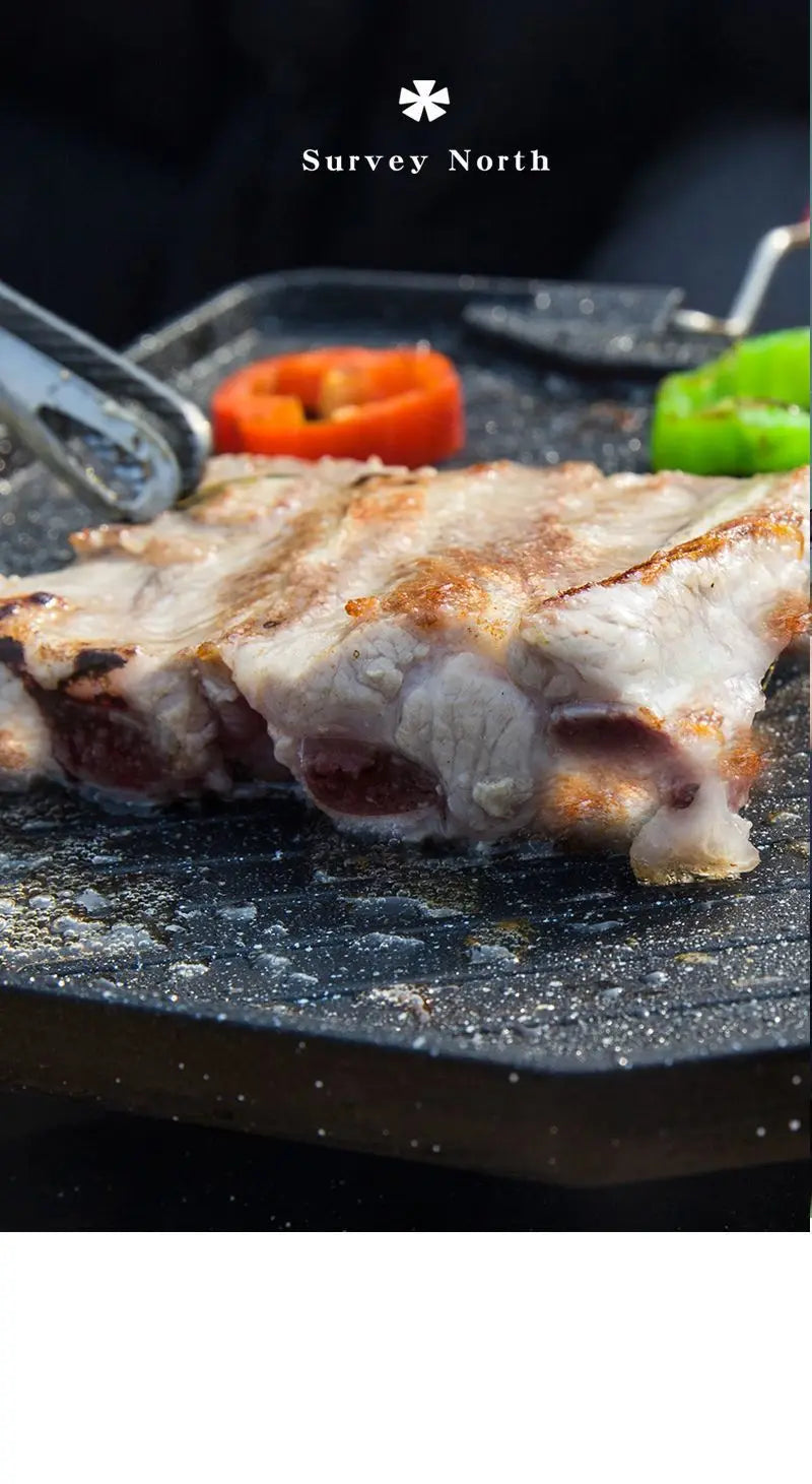 Camping Cooking Pan Non Stick Folding Picnic Frying Pan Portable Easy Clean Grill Hiking Bbq Dinner Frying Plate