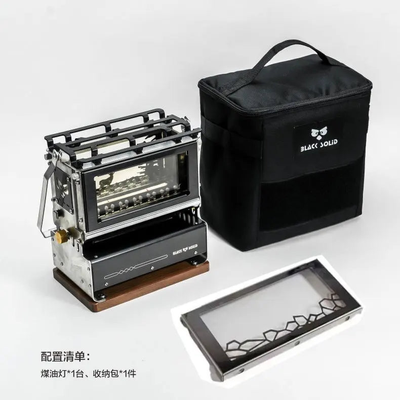 Portable Oil Lamp Stove Portable Outdoor Retro Camping Kerosene Lamp Camping Supplies Alcohol lamp