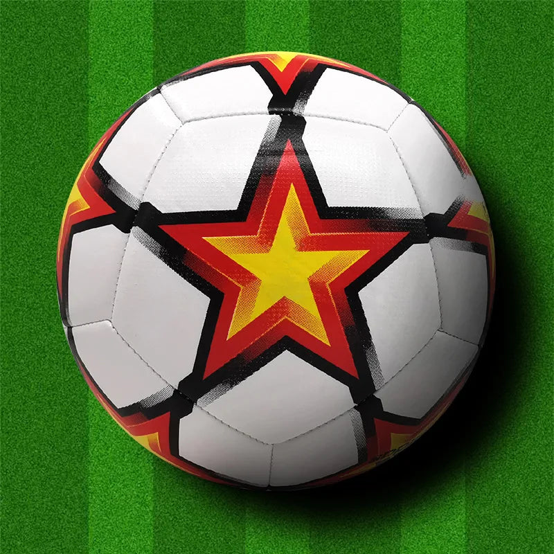Newest Soccer Balls Standard Size 5 PU Material High Quality Outdoor Official Match Game Football Training Seamless Futbol
