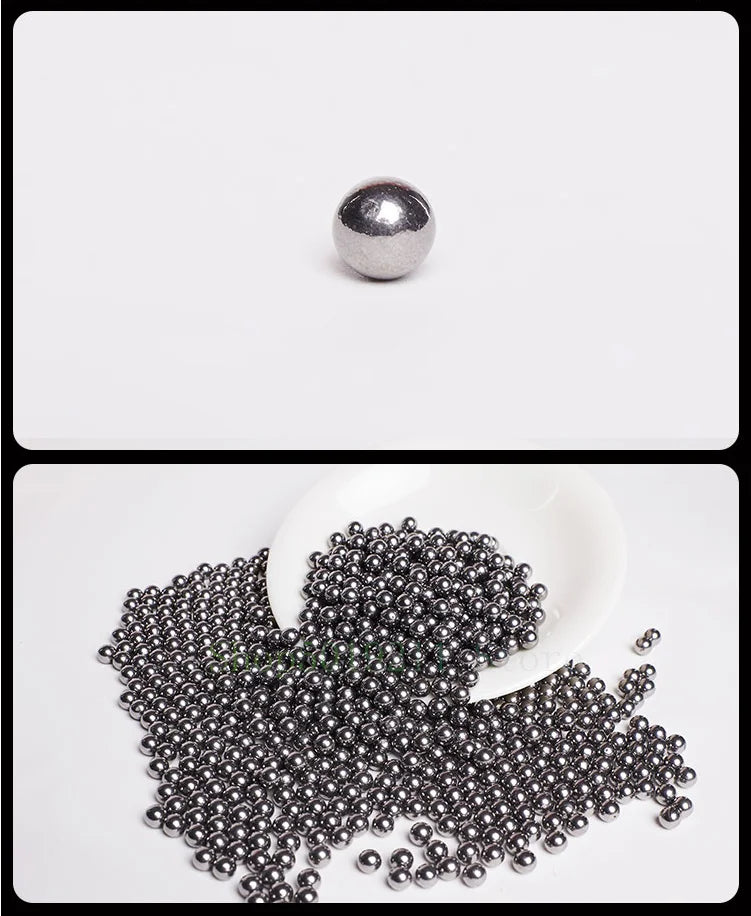 Glossy Steel 3mm-8mm Steel Ball Outdoor Slingshot Hunting Shooting Strong Catapult Sling Shots carbon Steel Hunting Accessories