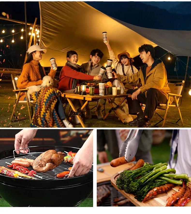 Outdoor camping barbecue grill,double sided portable barbecue grill, skewer barbecue grill, barbecue grill