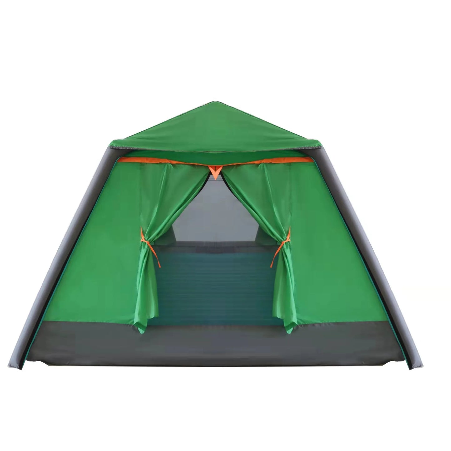 Inflatable Tent Folding Automatic Waterproof 2 3 4 People Air Tents Camping Cube Fishing Tourism Summer Awning Orange Outdoor