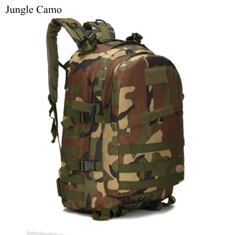 Tactical 3D Backpack 25L Backpack Nylon 900D Fabric Mens Bag Waterproof 3D Molle Backpack for Trekking Camping Mountaineering