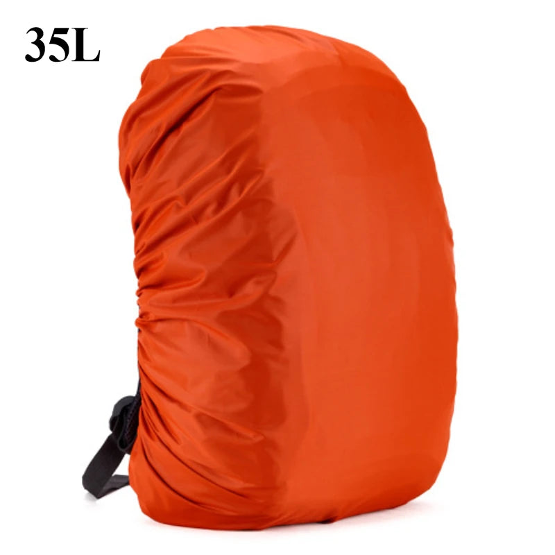 35/45L Adjustable Waterproof Dustproof Backpack Sport Bag Rain Cover Portable Ultralight Shoulder Protect Outdoor Tools Hiking