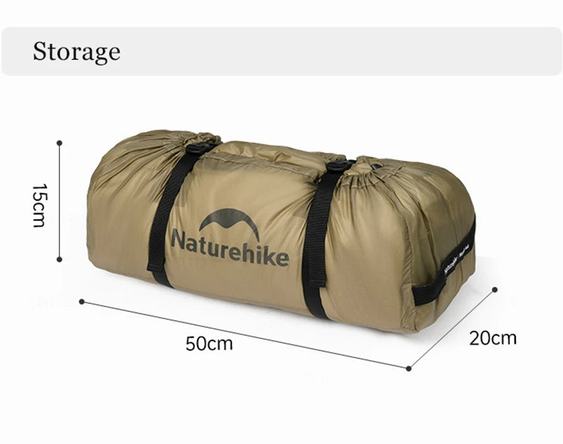 Naturehike Camping Tent Ultralight Silicon Coated Outdoor 4 Season Tents Waterproof 15D Nylon Double Layer 2 Person Hiking Tent