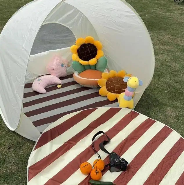 Children's Tent Portable Outdoor Camping Picnic One Second Quick Open Tent Seaside Beach Awning