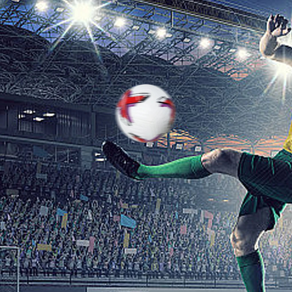 High Quality Soccer Ball PU Material Soccer Balls Official Size 5 Seamless Wearproof Anti-slip Team Training Footy Ball