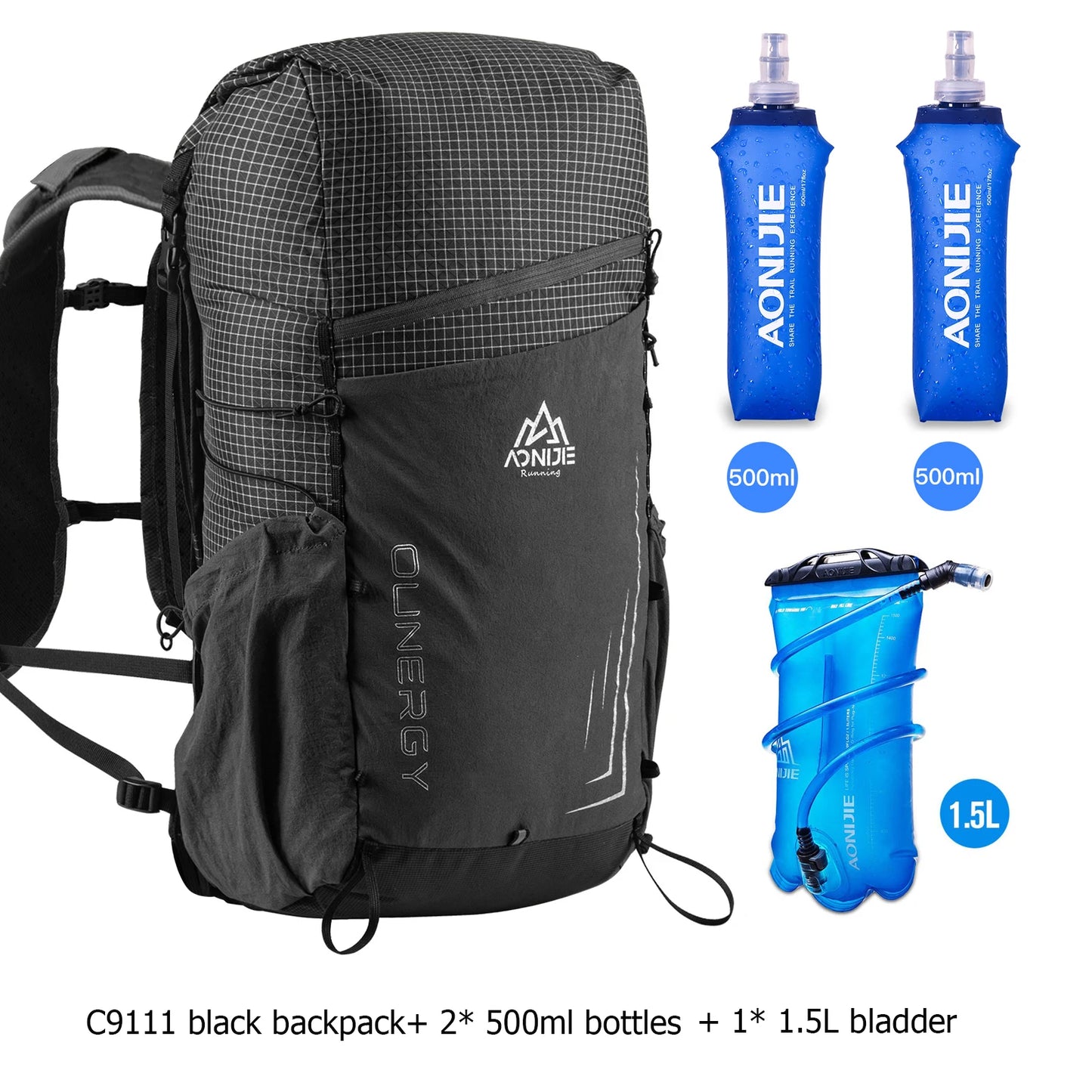 AONIJIE 30L Large Capacity Outdoor Climbing Backpack Camping Daypack Travel Bag For Hiking Trekking Mountaineering