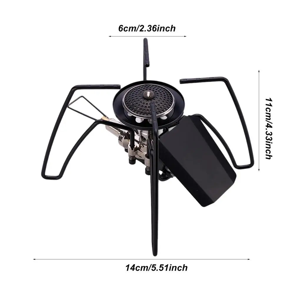 ST-310 Spider Folding Card Stove 2900W High-power Outdoor Portable Stainless Steel Stove For Camping Picnic BBQ Gas Stove