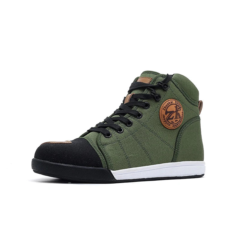 2025 Motorcycle Boots Men Motobiker Shoes Motocross Boots Anti Fall Riding Boots for Road Racing Parkour Shoes Knight Equipment