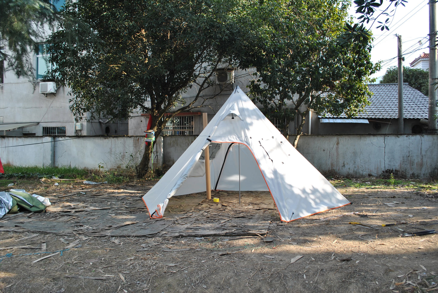 Teepee Stove Tent for 8 Person, Weatherproof TP Tent, Waterproof, 4 Seasons, Backpacking