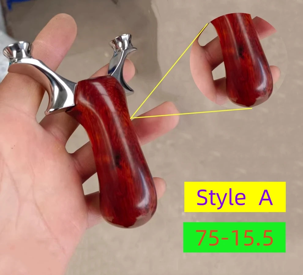 Hunting Slingshot Stainless Steel Bow Big Powerful Catapult Self Defense Survival High Precision Sling Shot