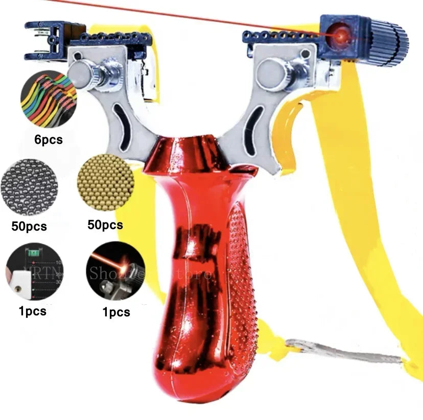 Professional Shooting Resin Slingshot Rubber Band High Power Hunting Catapult Outdoor Game Game Tool High Quality