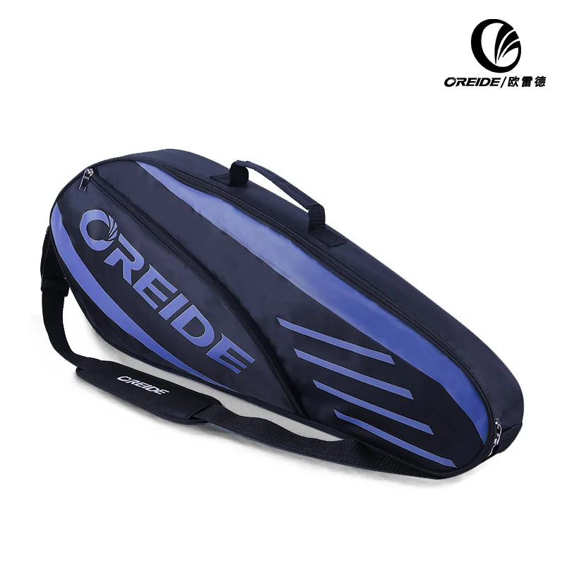 Waterproof Badminton Bag Racket Tennis Backpack Large Capacity for 3-6 Rackets Single Shoulder Lightweight Sports Accessories