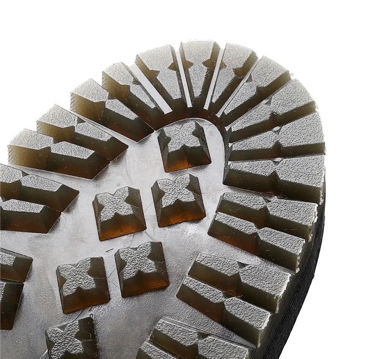 Women Boots Genuine Leather Platform Boots Motorcycle Designer Shoes Woman Zipper Optical Soles Fashion Sexy Punk Long Boots 39