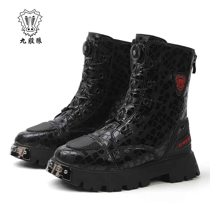 Motorcycle Wear-resistant Drop-proof Boots Women Motorbike Riding Shoes Breathable Biker Boots Motorboats Motorcycle Shoes Bota