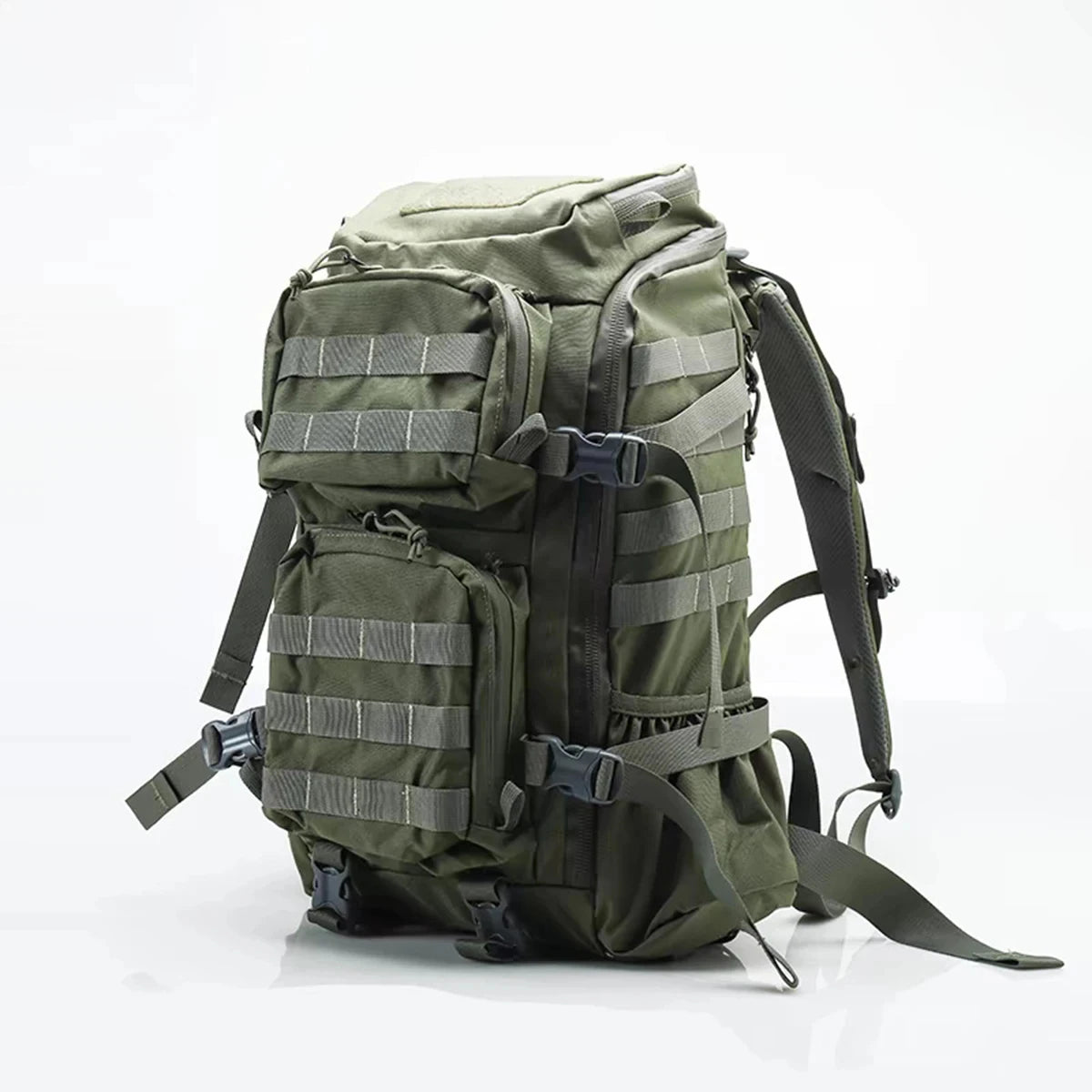 500D Tactical Backpack Multi 30D Large Capacity Mountaineering Bag with Waterproof Rain Cover Outdoor Camping Hiking Pack