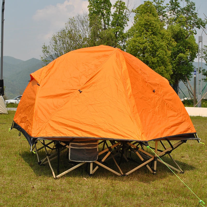 Camping Tent 2 Person, Professional Waterproof & Windproof Lightweight Backpacking Tent Can Be Cot Tent,bed Tent Not Include Bed