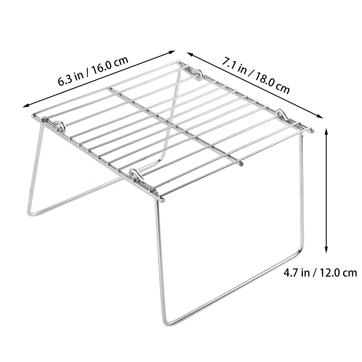 Stainless Steel Grill Grills for Park Barbecue Accessories Fold Folding Mini BBQ Tools