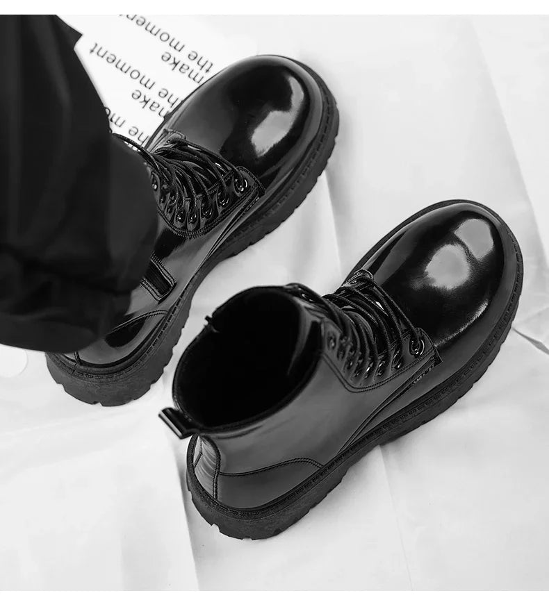 Boots Mens Shoes Casual Outdoor Platform Leather Walking Sports Fashion Luxury Designer Couple Unisex Women Ankle