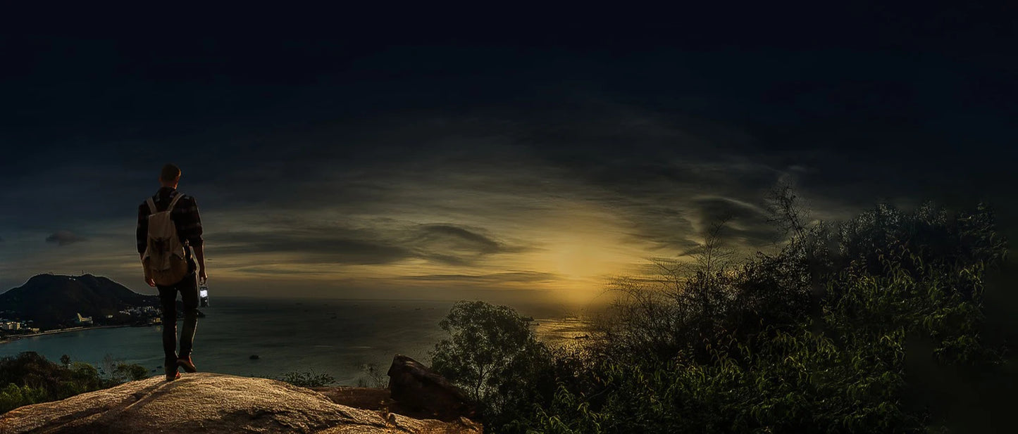 Solar Camping Lantern Collapsible LED Solar USB Rechargeable Lantern Flashlight Emergency Hanging Lights for Outdoor Camping