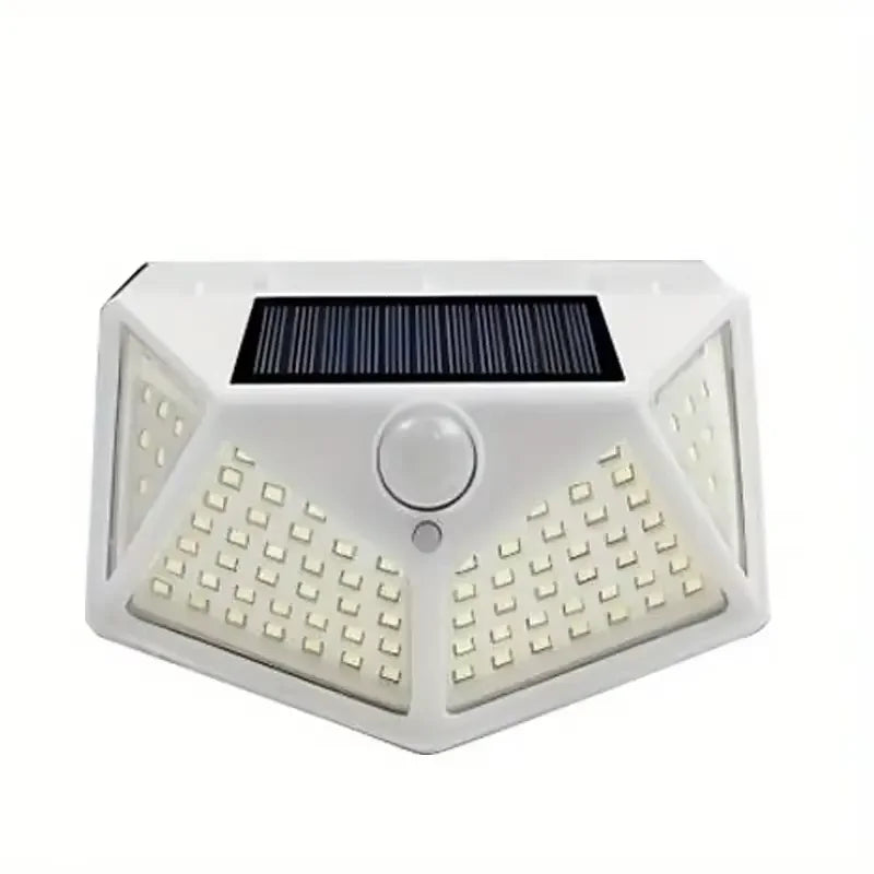 Solar Lights Outdoor 100 LED 3 Lighting Modes Motion Sensor Wall Lamp IP65 Waterproof Solar Powered Wall Lights