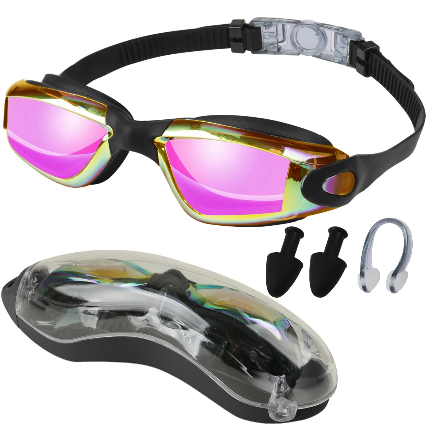 Swimming Goggles Anti-Fog Waterproof No Leaking Swim Goggles for Adult Children
