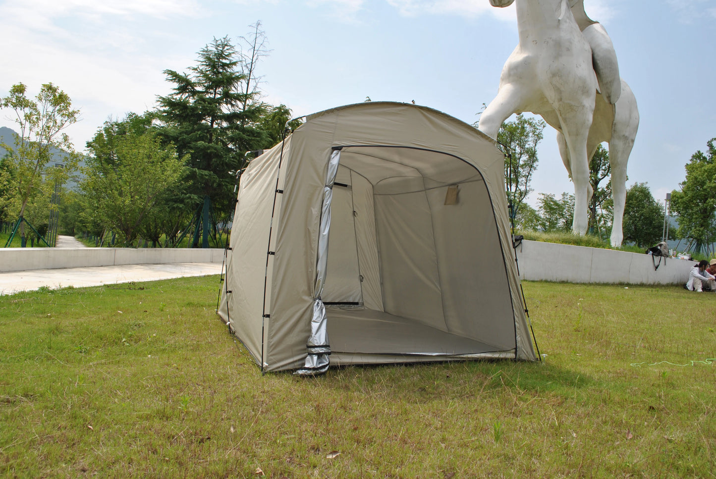 Motorcycle Storage Tent,Heavy-Duty Waterproof Bike Shelter for 8 Bikes, Oversized Outdoor Portable Shed,for Garden Equipment