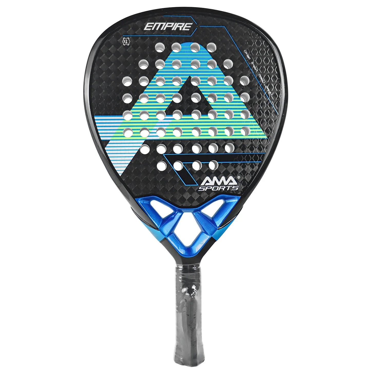 Padel Racket 12K Carbon Fiber Surface with EVA Memory Flex Foam Core Lightweight Padel Racquet with Bag POP Padel Tennis Rackets