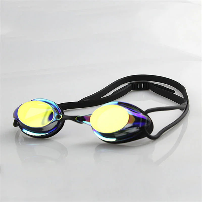 Professional Competition Swimming Goggles Plating Anti-Fog Waterproof UV Protection Silica Gel Diving Glasses Racing Spectacles