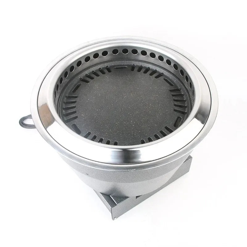 Restaurant Electric Korean Japan BBQ Grill Stove Barbecue Smokeless Japanese Embedded Yakiniku Table Korean Electric BBQ Grill