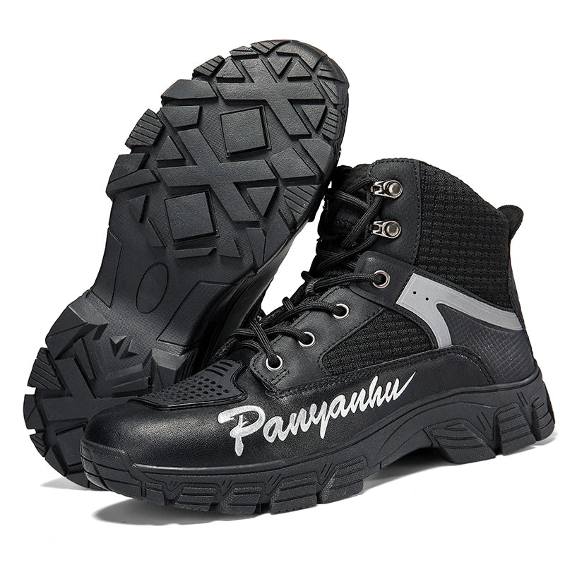 Motorcycle Boots for Man 2025 New Breathable Motocross Riding Boot Men's Motos Protective Shoes Motorbike Anticollision Shoes