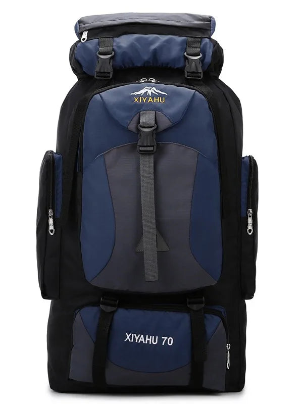 70L Outdoor Hiking Mountaineering Bag Large Capacity Waterproof Sports Travel Backpack Men Women Camping Climbing Bags Rucksack