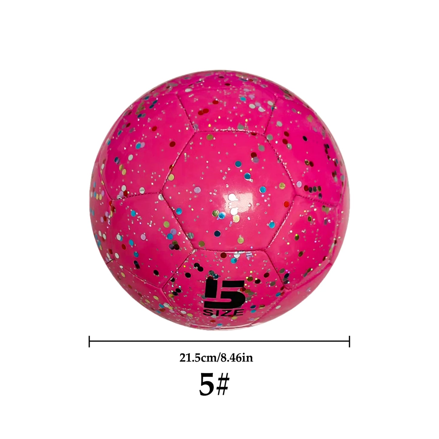Pink Children S Soccer Ball Size 5 With Attractive Traditional For Girls Football Size Shiny