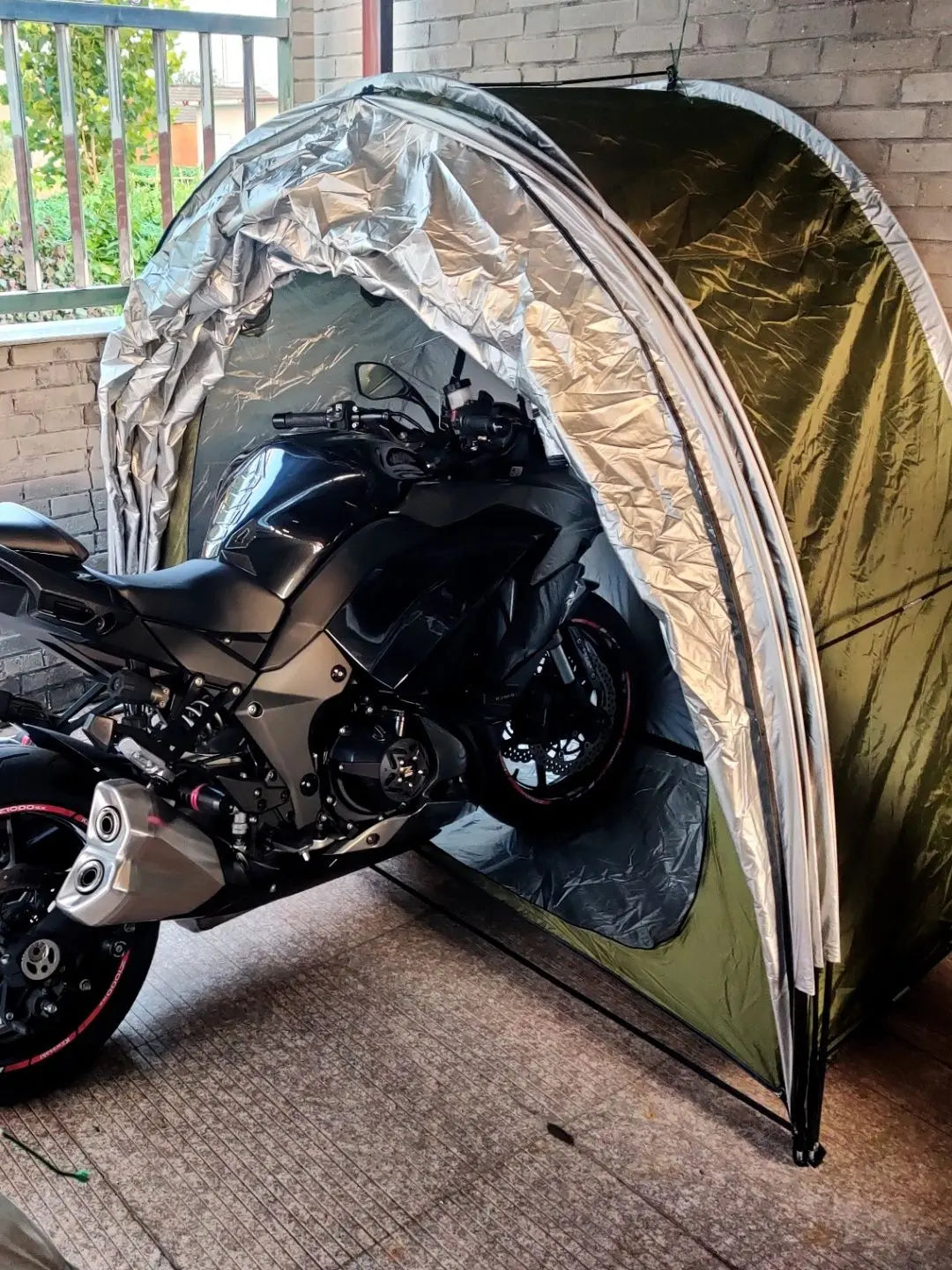 Motorcycle Shed Tent, Bike Shelters, Storage Tent, Garage Tent, Waterproof Cover