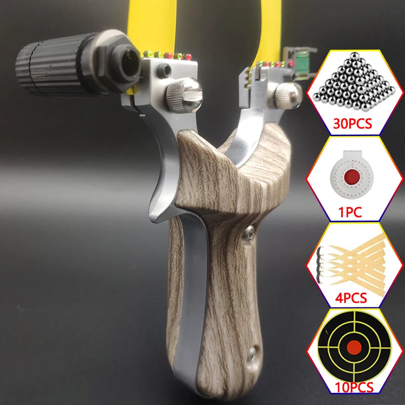 Laser Slingshot Professional Slingsshot Powerful Alloy Shooting Outdoor Hunting Sling Shot Aiming Catapult Hunting Acessories