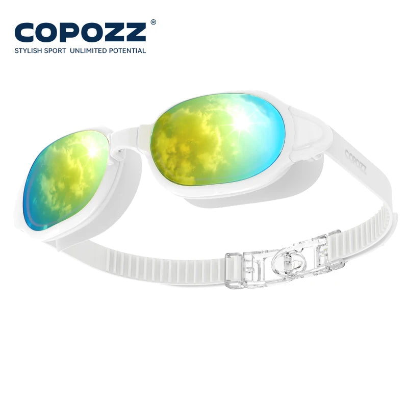 COPOZZ Myopia Swimming Goggles Men Women Adult Swim Goggle Professional Anti Fog Pool Swimming Glass Diopter Zwembril -1.5 to -7