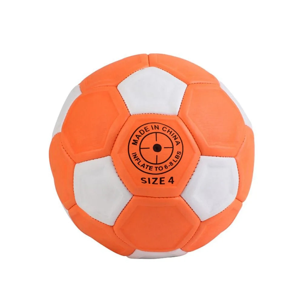 Great Size 3/4/5 Curve Soccer Ball Curve Lines Recreational Youth Football Orange Game Gift Match Football Kids Soccer Sport