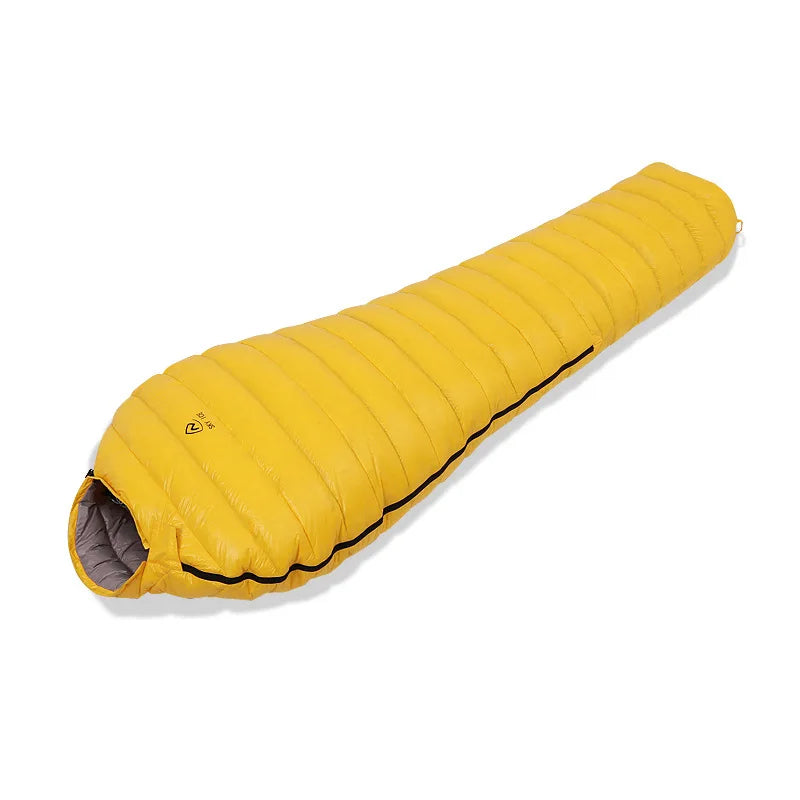 SKY ICEFeichan Mummy Down Sleeping Bag for Adults Outdoor Camping Winter Thickened Goose Down Cold-Proof Warm